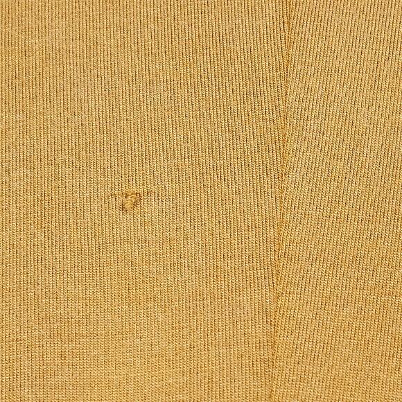 Eileen Fisher Long Sleeve Fine Jersey V-Neck Long Top in Goldenrod Size XL - Picture 7 of 11